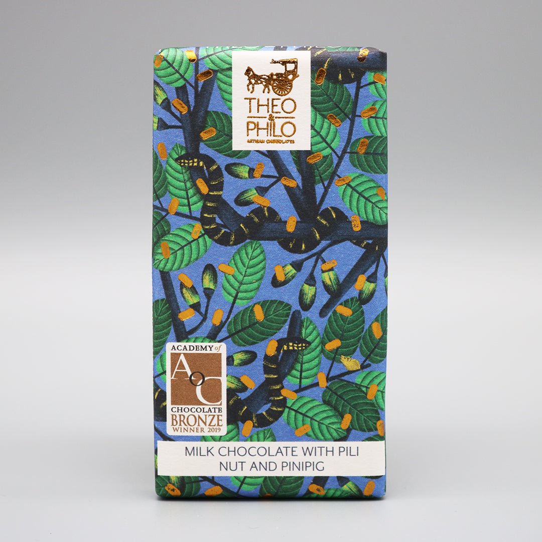 Milk Chocolate with Pili Nut & Pinipig Rice Crispies