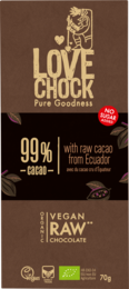 99% chocolate sin azúcar - Orgánico, crudo, vegetal y sostenible