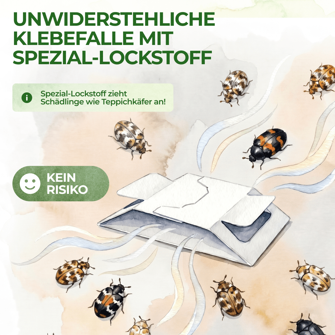 Teppichkäfer Falle