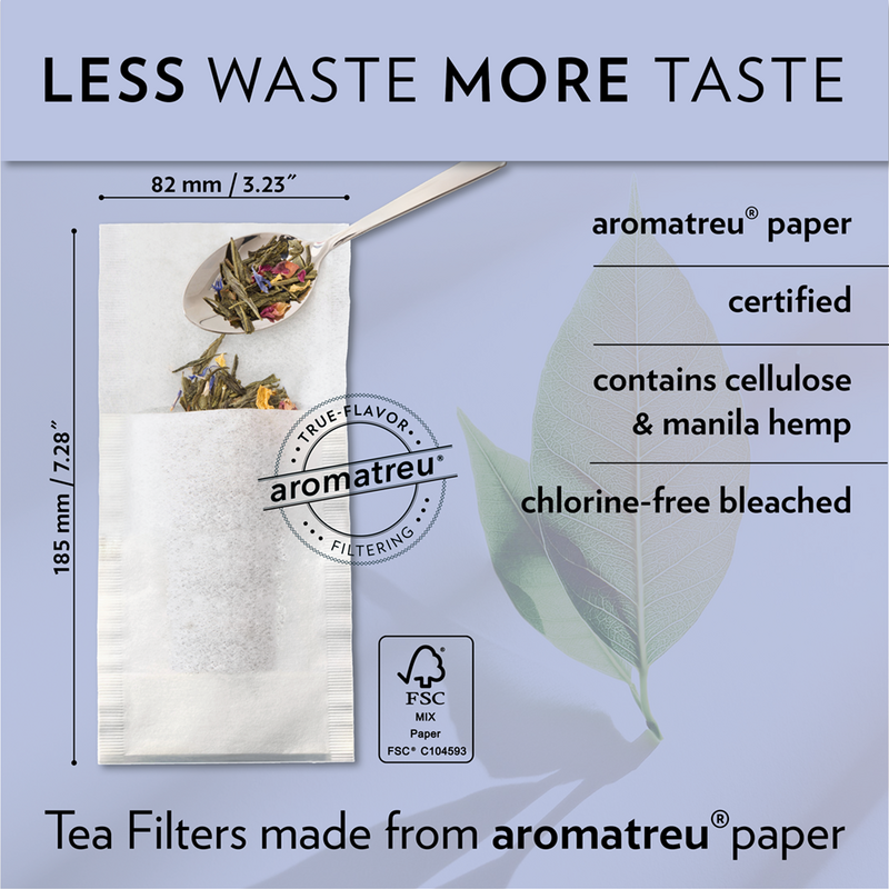 TEA FILTERS L, 40 tea filters