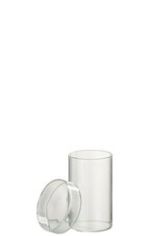 J-Line Pot I Glas Lisa Glas Gennemsigtig Lille