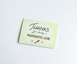 Thank You Greeting card - Thanks for doing a fantastic job