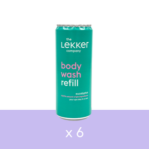 Body wash refill - eucalyptus (x6)