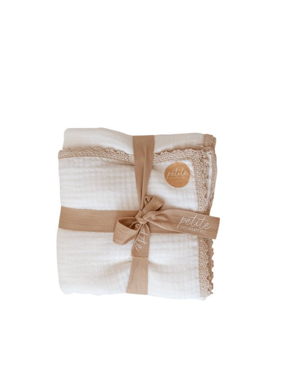 Baby Swaddle / Triple Layer Muslin - Elfenben