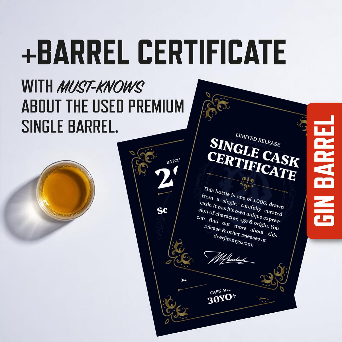 Deer Jimmy's® DIY Brandy Gift Set – Make Your Own Brandy with Premium Oak from the finest Brandy Barrels – Deep Barrel Aging for Any Spirit – The Perfect Gift for Men Copy