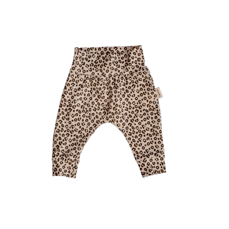 Baby hat mini leopard print