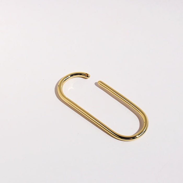 Polsino auricolare minimalista a forma di U: pezzo unico