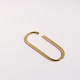 Polsino auricolare minimalista a forma di U: pezzo unico