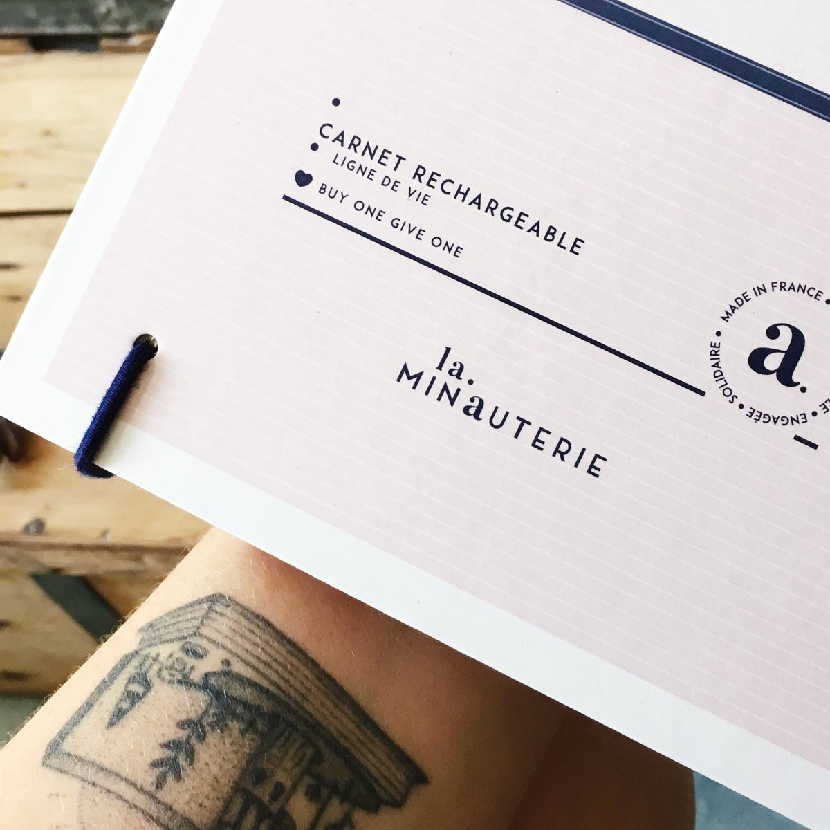 Genopfyldelig skitsebog "The Artist" - Kraft + Blanke ark