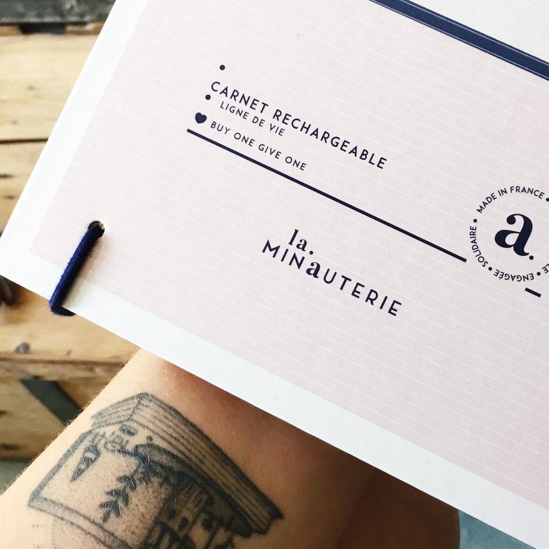 Refillable sketchbook "The Artist" - Kraft sheets + Blanks