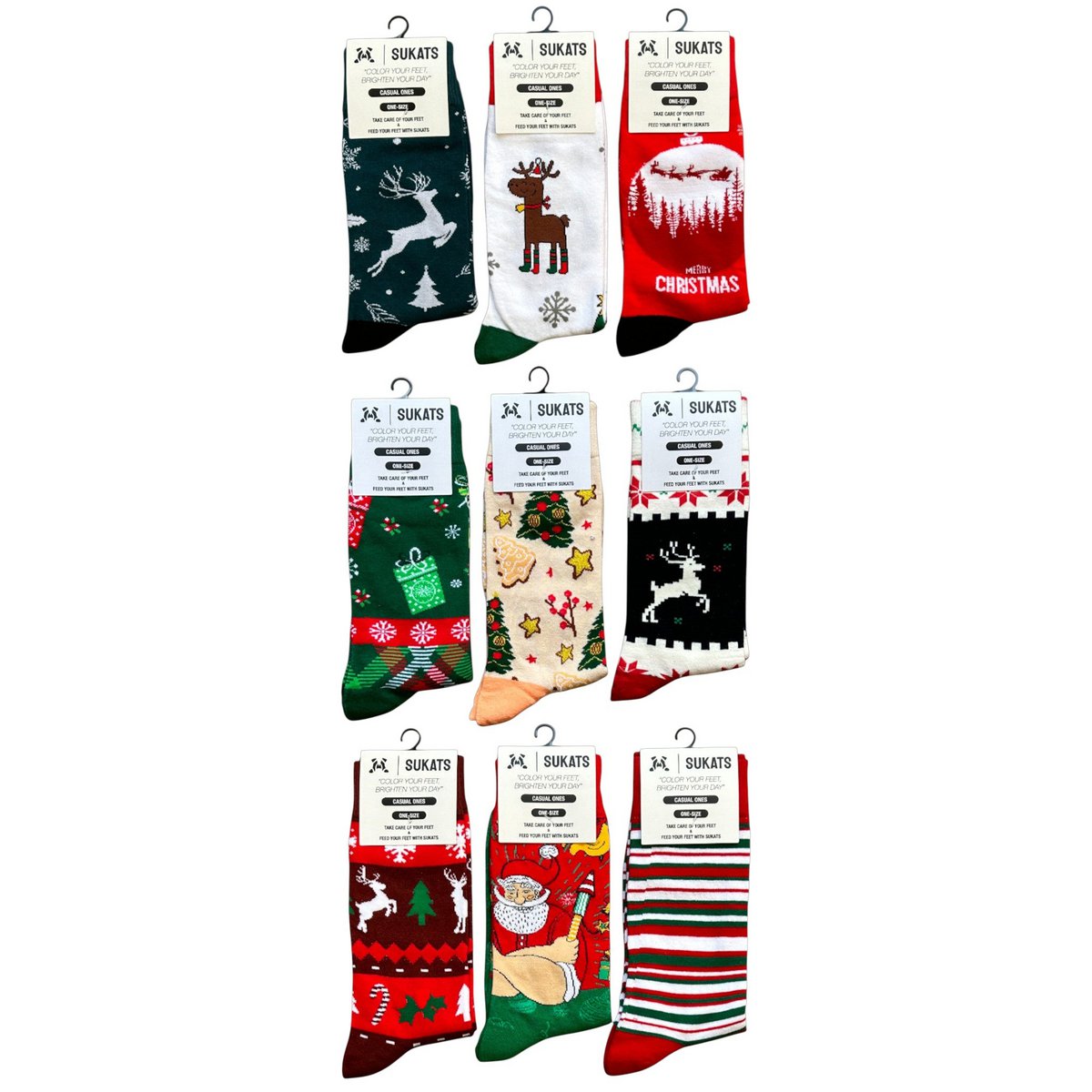 One-size Kerst B 9 paar