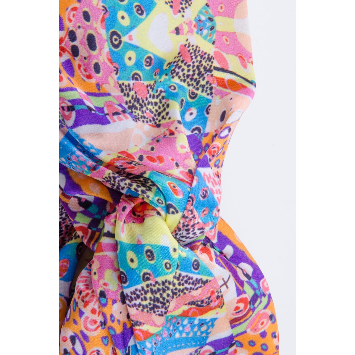 AErlecchino Print Zijden Haarband