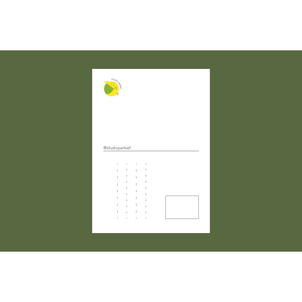 Tarjeta navideña - Paisaje clásico n°3