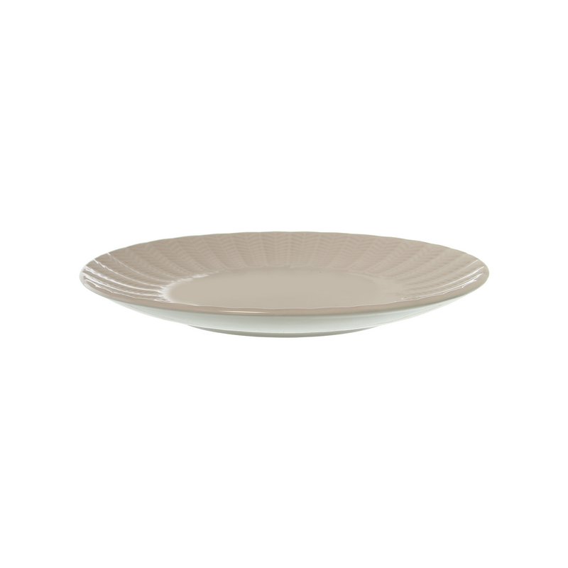BEIGE KERAMISK DESSERTPLADE °20,5X2,5CM CU7316