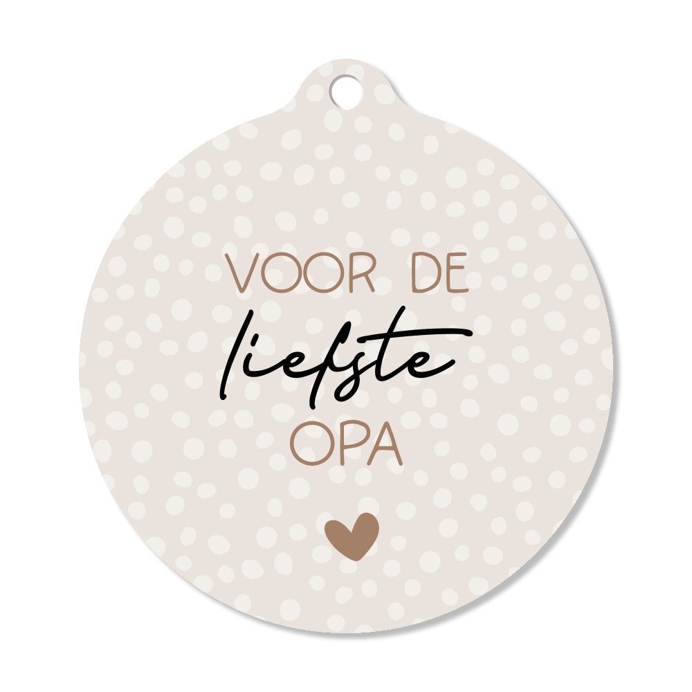 Kersthanger voor de liefste opa