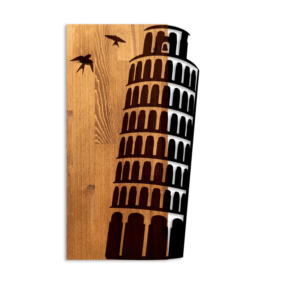 MA-463 Hout metalen muurschildering