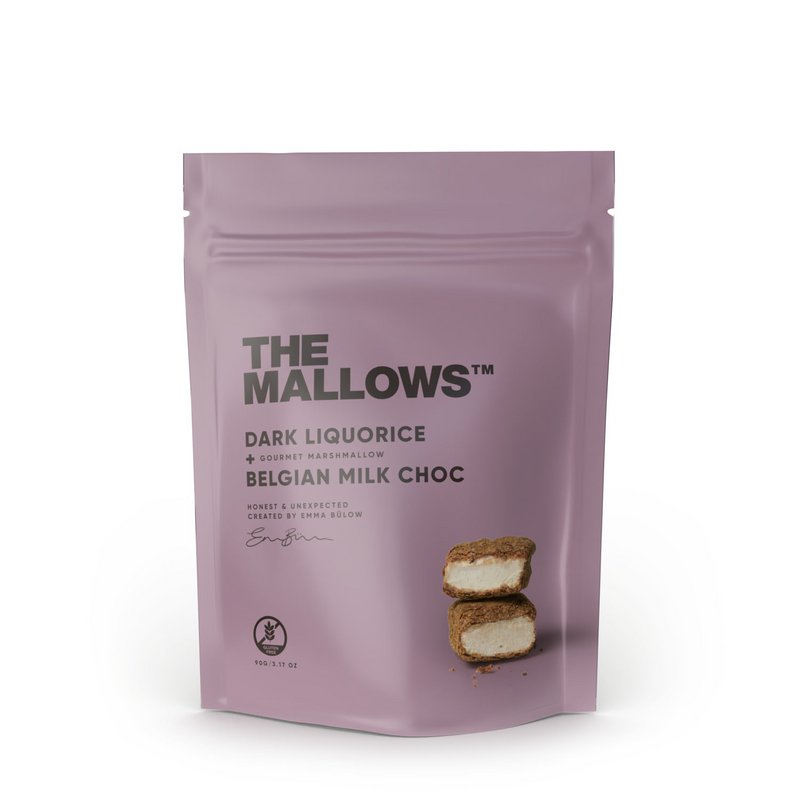 Dunkles Lakritz – Gourmet-Marshmallows, Lakritze + belgische Milchschokolade, 90 g
