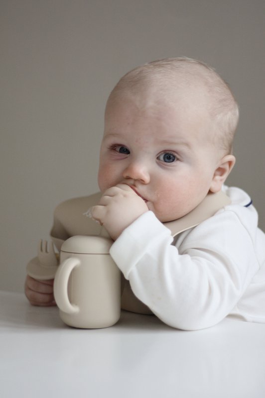 Silikone Sippy Cup - Oyster beige