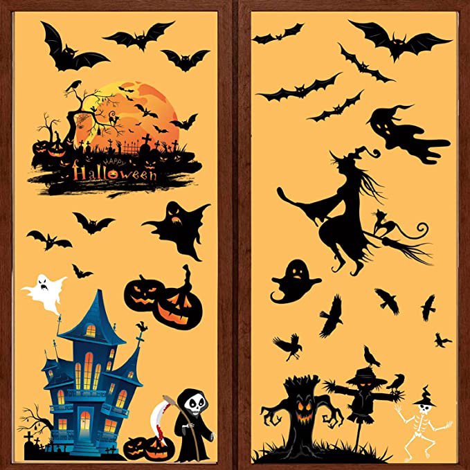 Halloween decoration for children Realistic 3D Wall Stickers and in colors