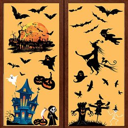 Halloween-Dekoration für Kinder Realistische 3D-Wandaufkleber und in Farben
