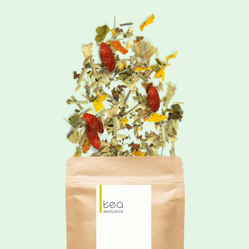 Bjergtopmøde, urtete, 100 g