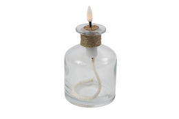 Lamp fles hoog LED ro Lyon helder- L8B8H14,5CM