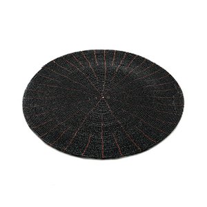 The Beaded Placemat - Black