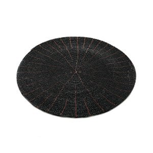 The Beaded Placemat - Black