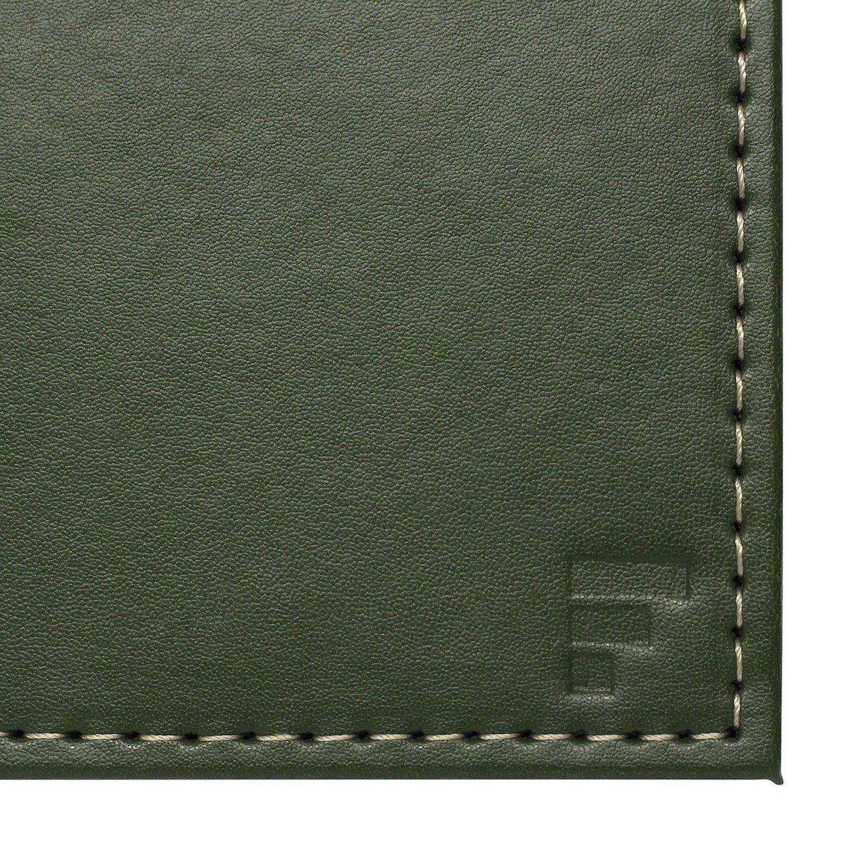 Coasters DUO, set of 4, olive/ivory