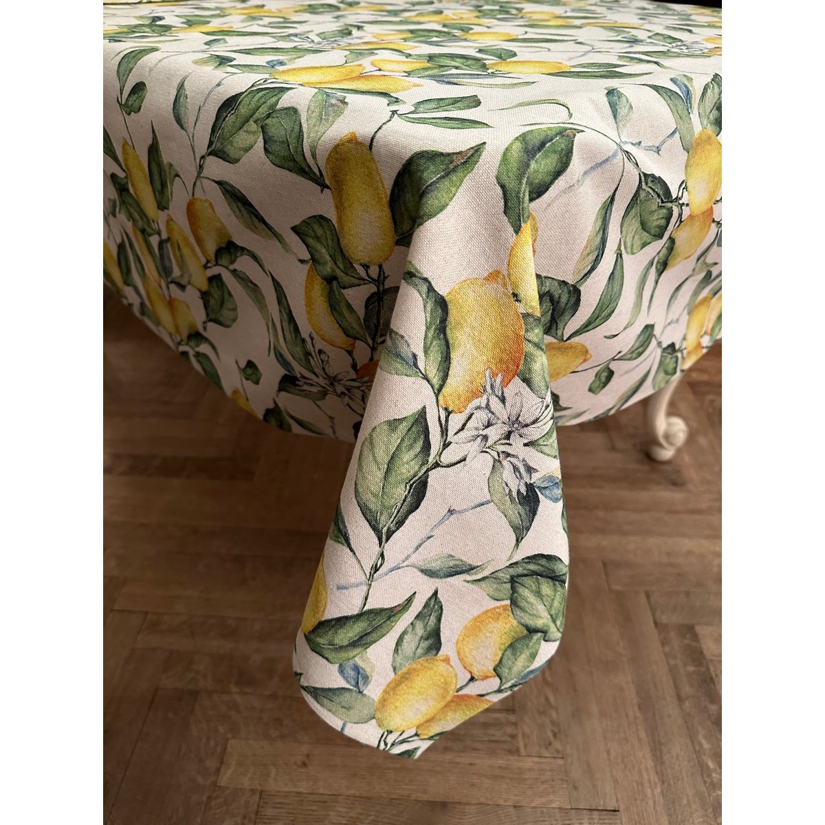 Tablecloth Square/Rectangular, linen-cotton mix, printed | Lemon Linen