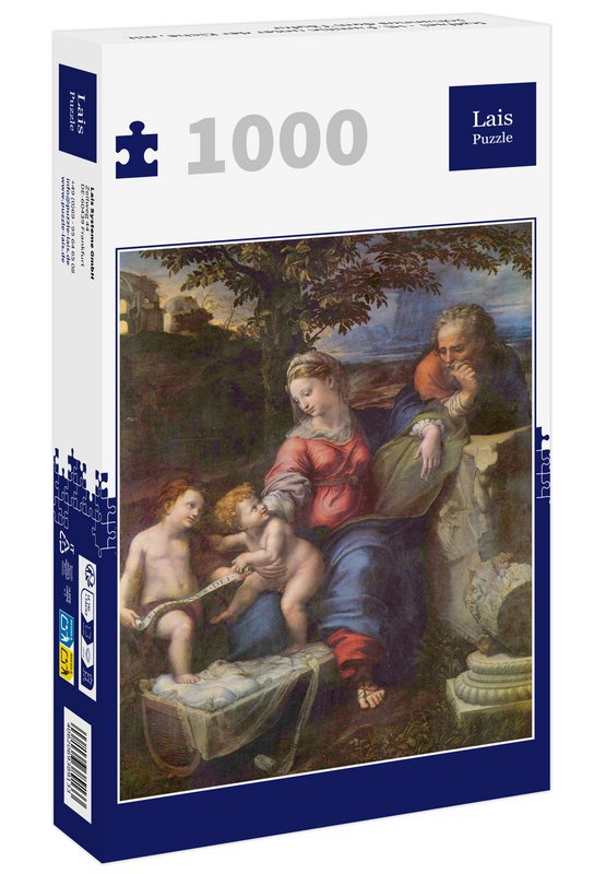 Lais puzzle Raffael - Holy Family under the oak, with John the Baptist 1000 parts