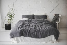Linnen beddengoedset voor VK/EU in verschillende kleuren en maten