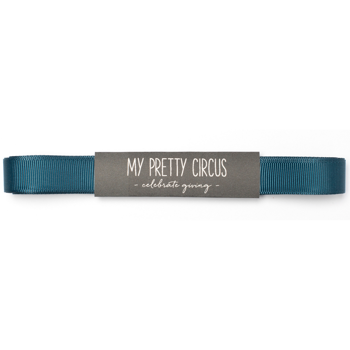 Cinta de regalo gasolina, cinta verde claro fácil de atar, cinta de grosgrain azul oscuro de 16 mm x 5 m para envolver regalos