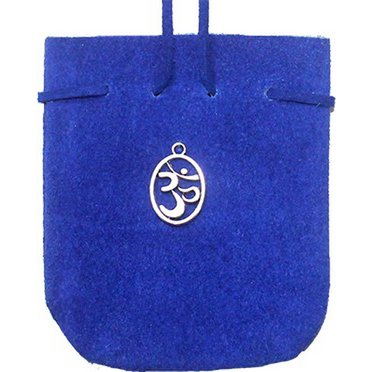 Suede Pouch Cobalt- Oval OM