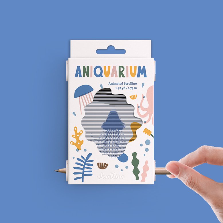 Animiertes Bilderbuch - Scrollino Aniquarium