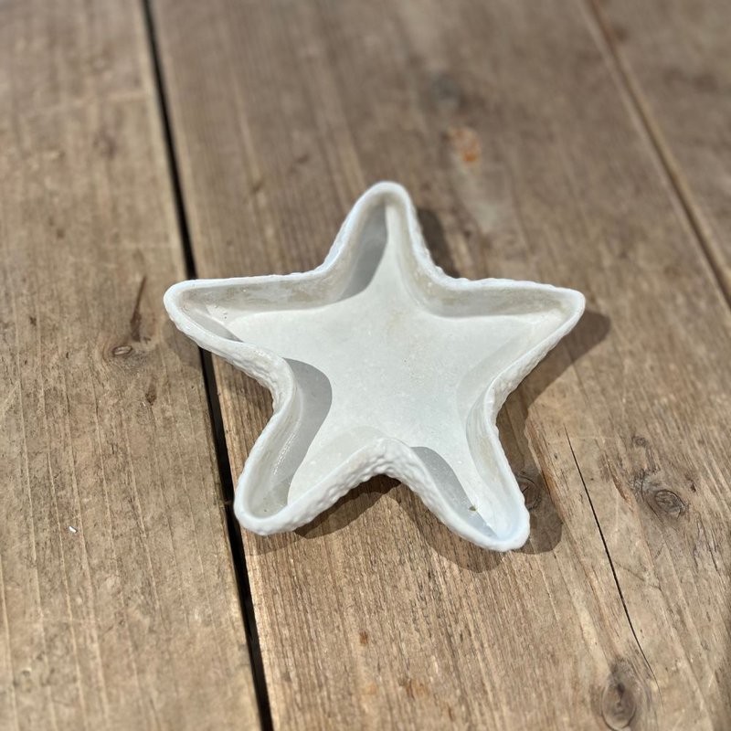 Starfish trinket dish | handmade from concrete