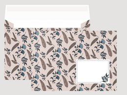 Sobre 02 floral (juego de 10)