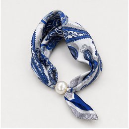 HS Parelsjaal Satijnprint Paisley - Meerdere Prints