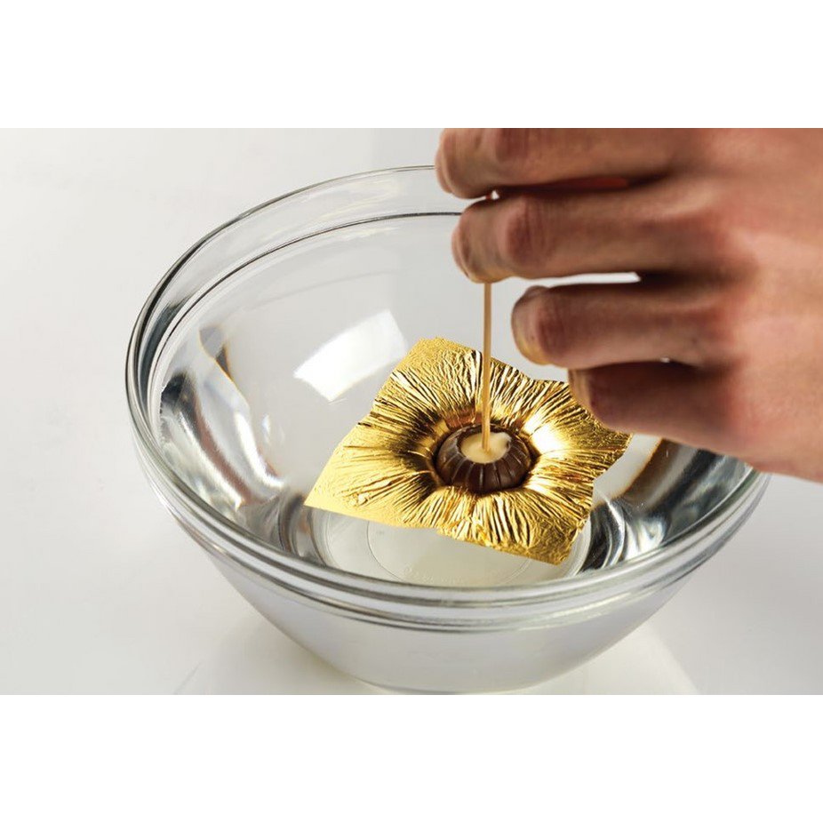 Essbare GOLD-Blätter 23kt 8x8cm 5 Blätter