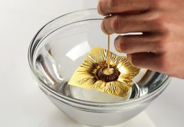 Edible GOLD Leaves 23kt 8x8cm 5 leaves