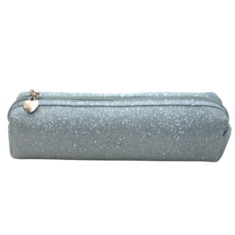 Moon - The Mint glitter pencil case