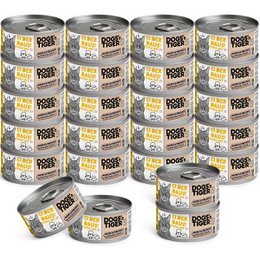 Dogs’n Tiger Adult Premium Katzenfutter, Nassfutter, Getreidefrei, Ei der Daus!, Huhn & Ei