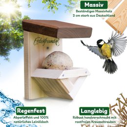 ERDENFREUND® Vogelfutterkasten für Futterknödel