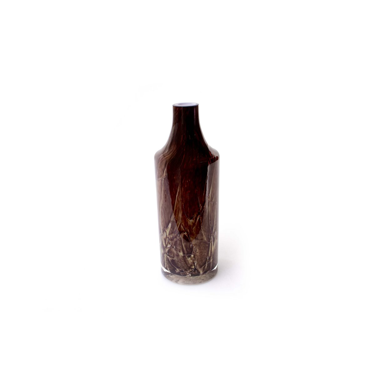 Vaseflaske "Coffee Collection" - højde 25 cm - glas