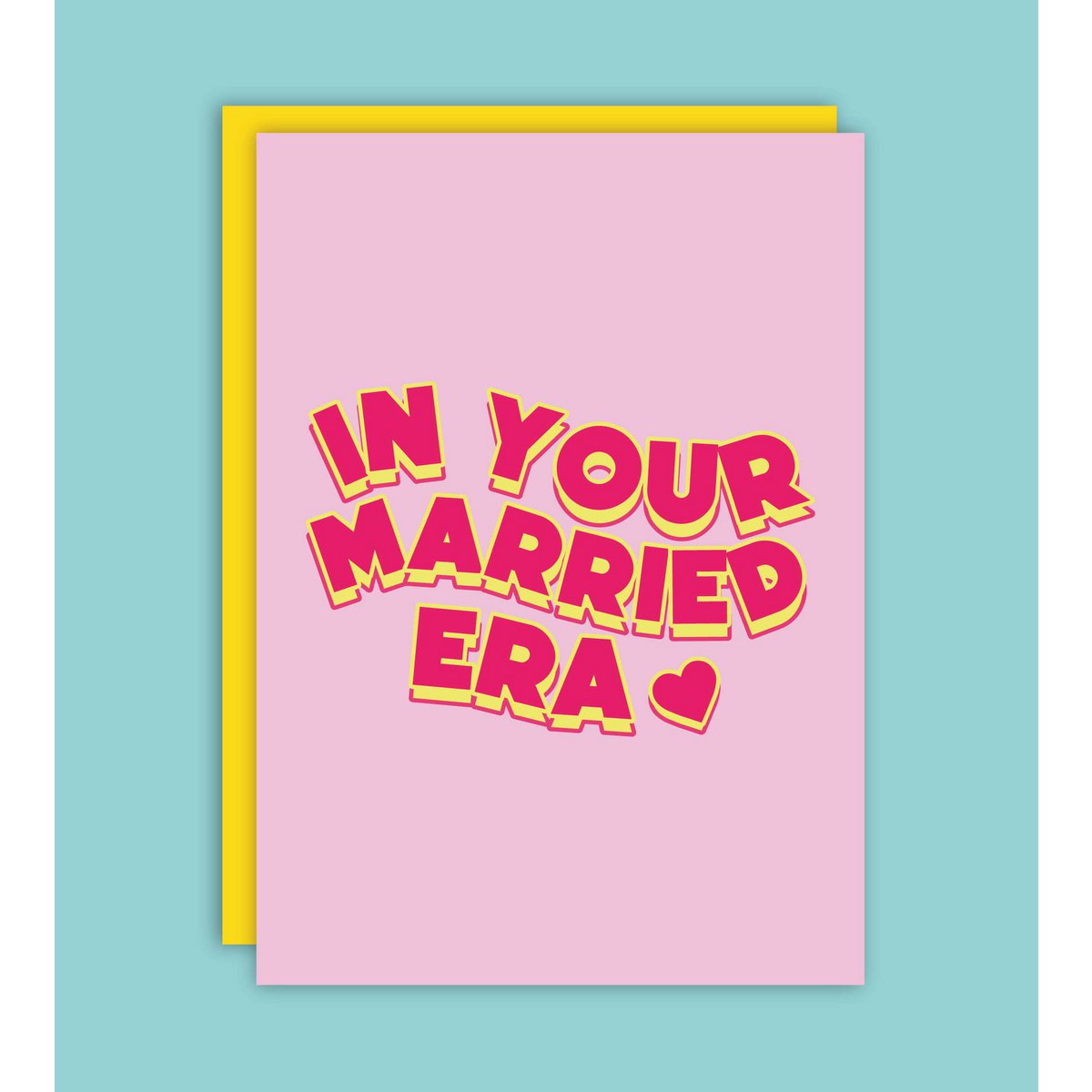 Biglietto d'auguri per l'era del matrimonio