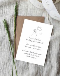 A6 Postcard || Strength || Poem