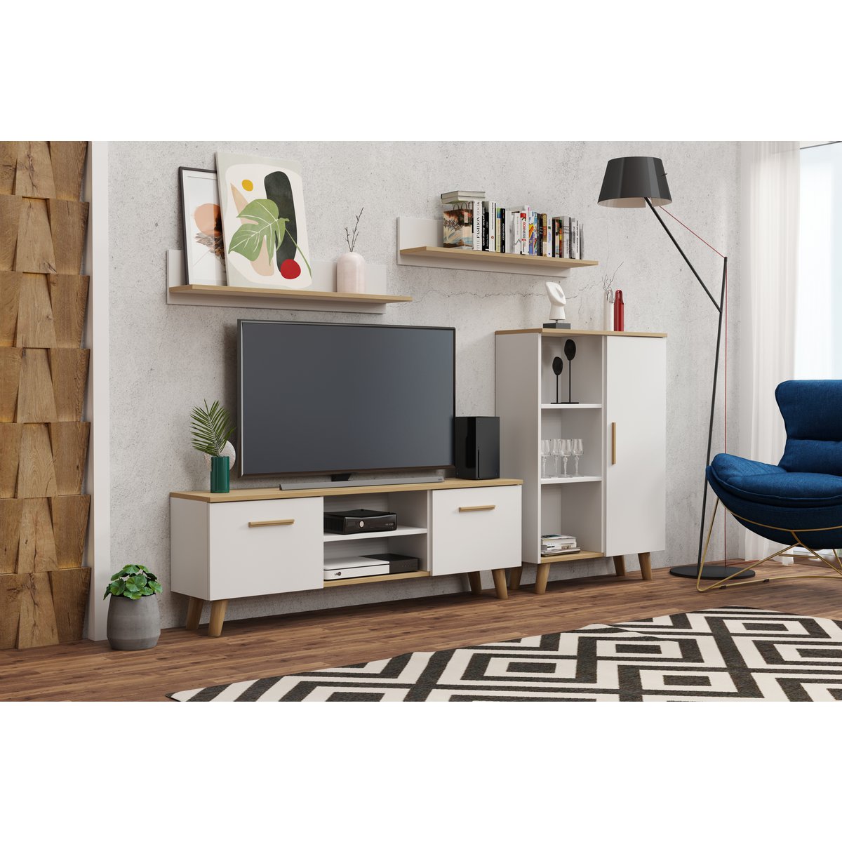 Bücherregal TV-Möbelsystem