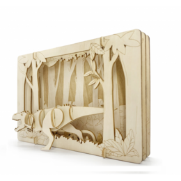 Bausatz 3D Theater T- Rex Tyrannosaurus- Holz
