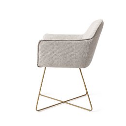 Jesper Home Hofu Dining Chair Cross Gold