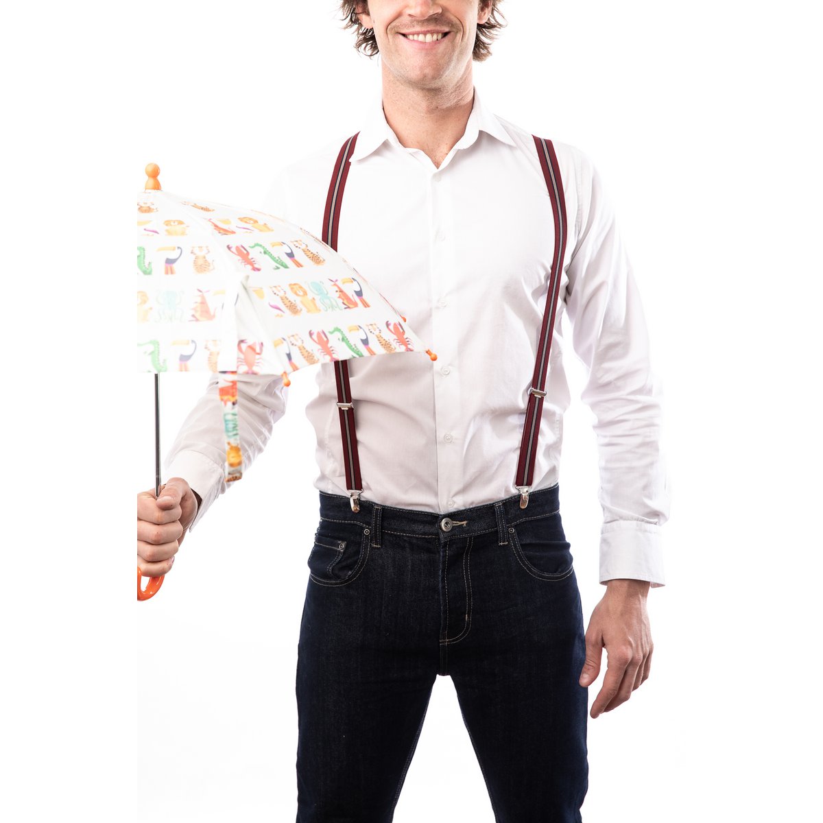 Etretataise mid-wide suspenders